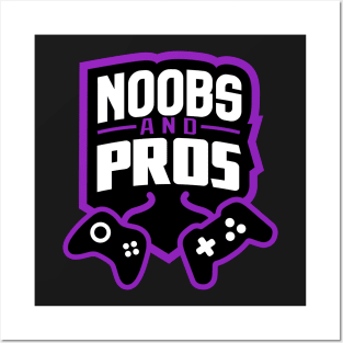 Noobs And Pros Logo Posters and Art